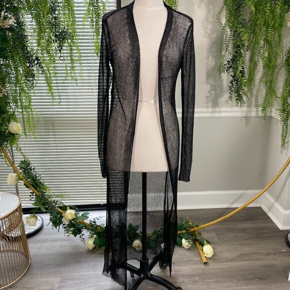 Emma & Ashley Design| Black Knitted Cardigan - Picture 1 of 10